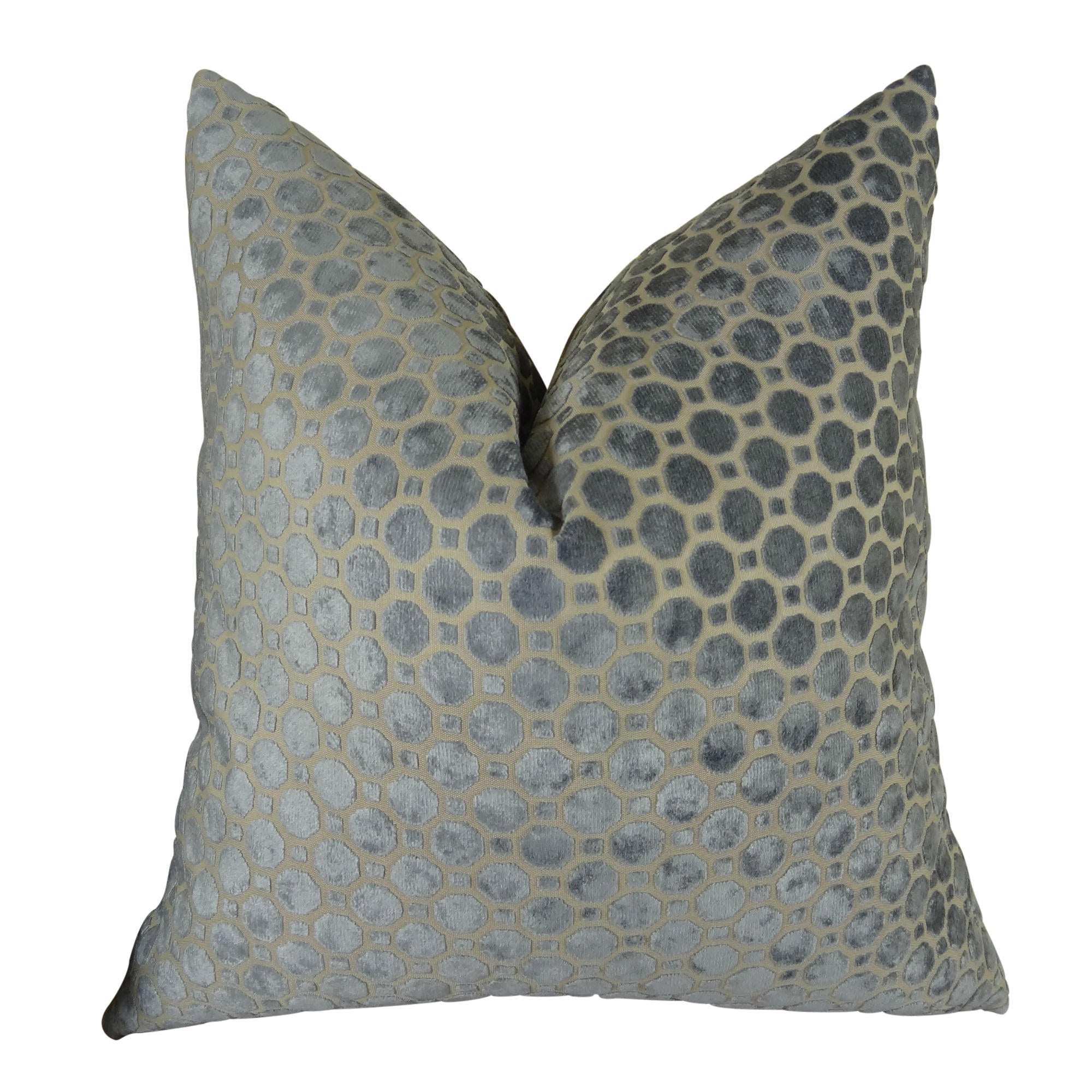 Gray Taupe Premium Throw Pillow Geometric Decorative Pillow 11377   11377W1 